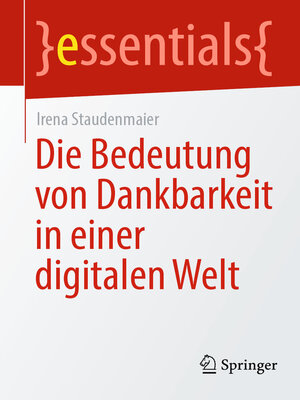 cover image of Die Bedeutung von Dankbarkeit in einer digitalen Welt